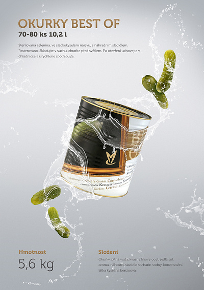 Keystone Value Concept - Product photomontage imao keystone value photomontage pickled cucumber product photography