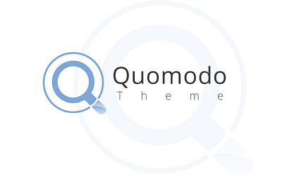 Quomodo Logo app branding company branding flat logo vector web