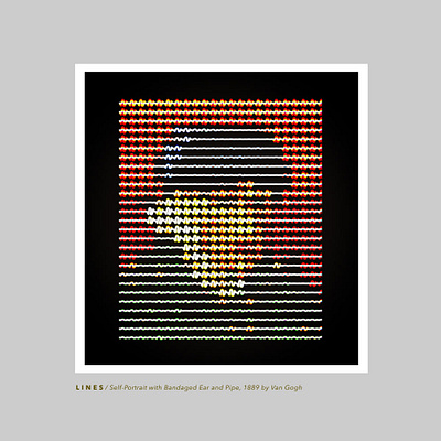 L I N E S - 5 / Van Gogh after effect after effects aftereffects animate animation art artwork design expression illustration inpiration motion motion graphic