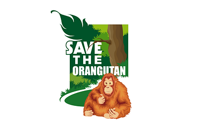 SAVE forest SAVE the orang utan campaign creature environment forest jungle mammal orang utan social