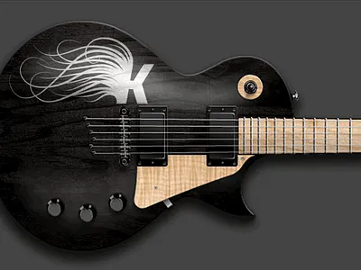 Logo for blues-rock band vector