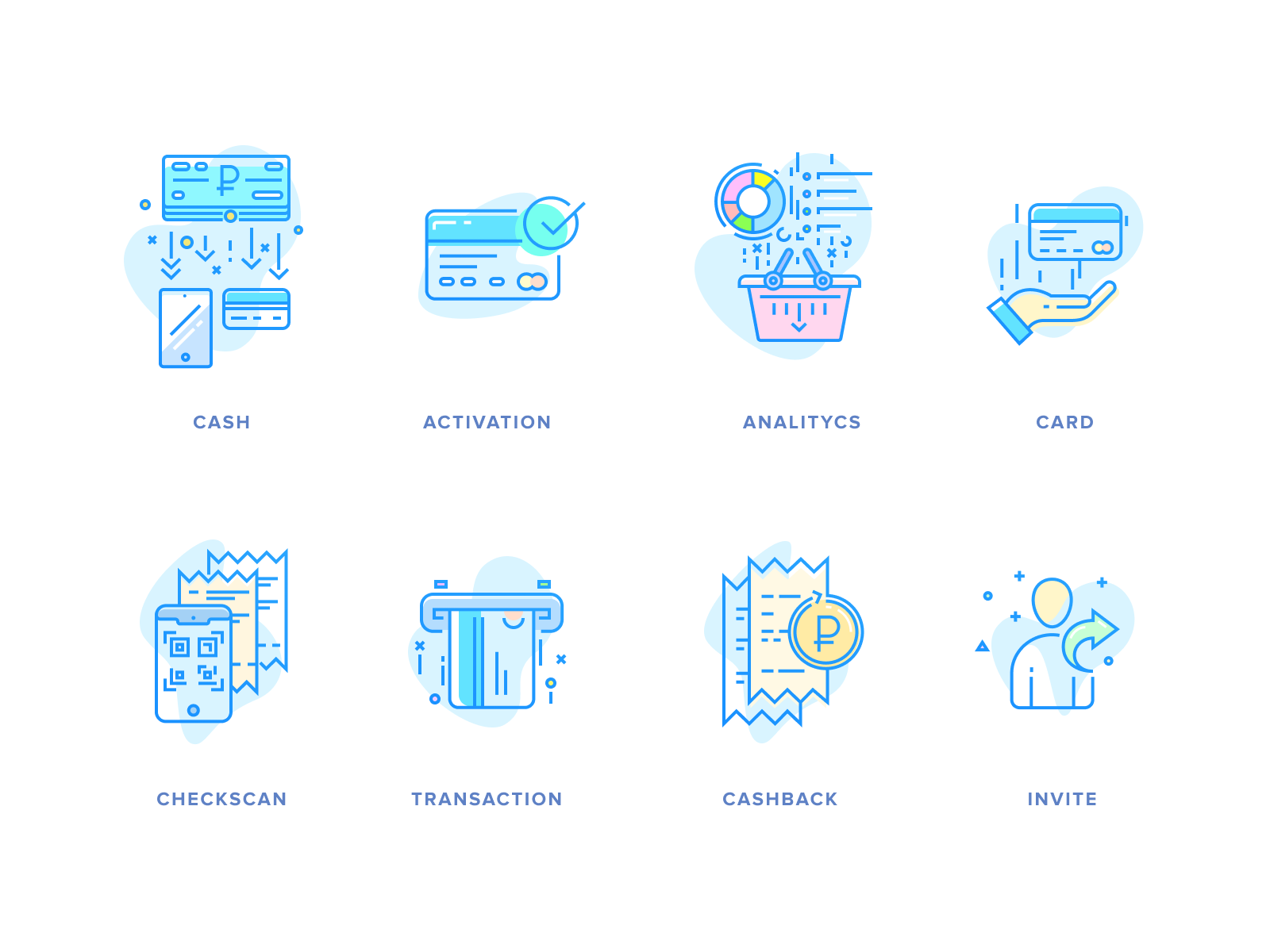 Example of Cashback icon set