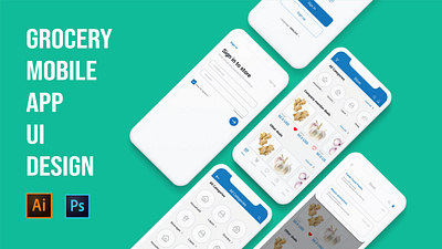 Grocery Mobile App UI Design app app design design ecomerce mobile app mobile app design mobile design mobile ui ui ui ux ui design uidesign ux web website website design