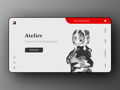 Creative Photography Agency agency landing page agency website design fashion fashion photography web