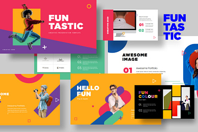 Fun Tastic Creative Template business clean corporate creative creative agency creative design creative direction design elegant girlboss ladypreneur minimal minimal powerpoint modern powerpoint powerpoint template presentation simple template templates