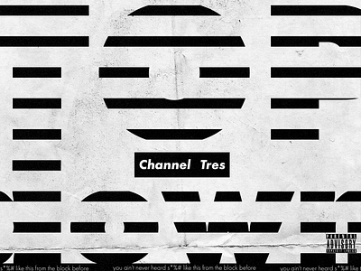 Top Down album art channel tres concept concept art construction contrast design flat graphic house music illustration monochrome music art simple type type art type daily typedesign typographic typography