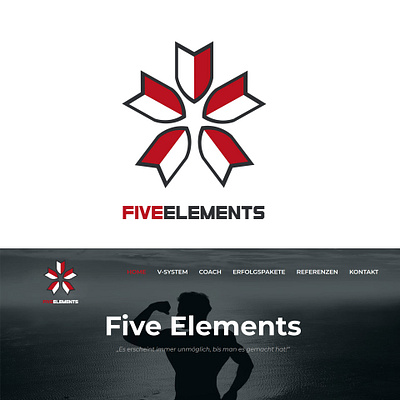 FIVE ELEMENTS LOGO CONCEPT branding design design graphic icon logo logodesign logodesigner