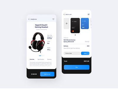 eCommerce app concept app cart checkout design ecommerce pay product shop ui ux