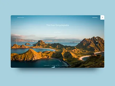 Wikipedia Site Design adobe xd graphic design ui ux web web design