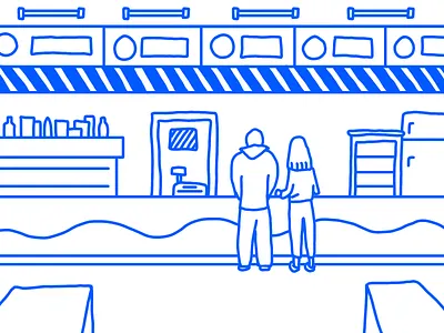 Burger House animation burger design fun house illustration illustrator motion