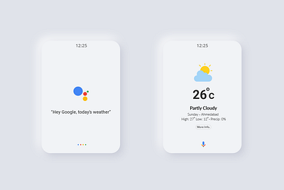 Google assistant on watch design google google assistant photoshop ui uidesign uiux watch weather