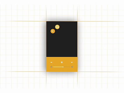 Music Player - GOLDEN RATIO UX animation golden ratio interaction design motion design music app music player uiux ux design