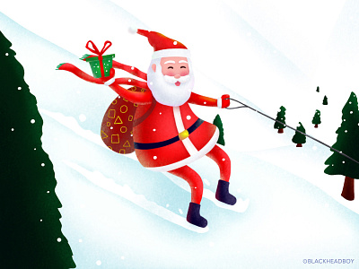 Santa Claus illustration procreate