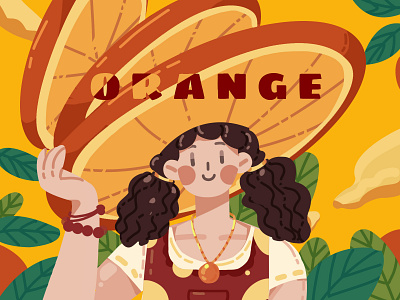 🍊 fruit illustration orange