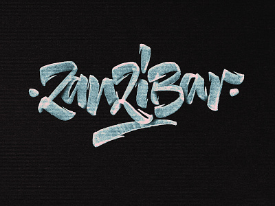 Zanzibar sketch calligraphy lettering logotypes tanzania zanzibar