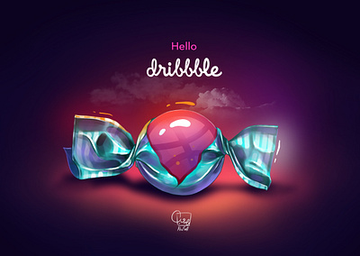 hello dribbble aftereffects candy character design digital painting dribbble dribbble2020 hello dribble hellodribbble illustraion lighting motiongraphics photoshop purple sketch sweet sweet dribbble