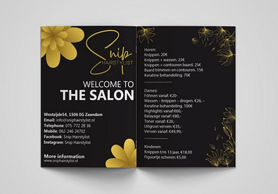 Snip Hairstylist bann banner branding graphic design illustration minimal typography