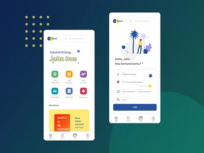 tTravel Menu android app branding design flat minimal product design ui ui. ux uidesign ux