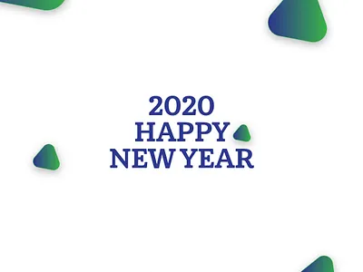 Happy new year 2020. Social media design 2020 2020 trend branding design flat gradient graphicdesign illustration social media socialmedia ui ux vector