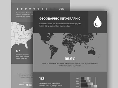 Block Infographic Template for Infogram chart chart design data dataviz geometrical graphic design illustration infogram infographic infographic design minimal minimalistic prezi template web