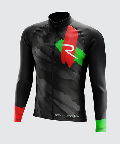 Basque Edition 2020 Front View basque basque country cycling cycling kit jersey maillot sportswear vector