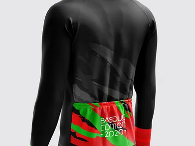 Basque Edition 2020 Back View basque basque country ciclismo creative cycling cycling jersey cycling kit maillot sportswear vector