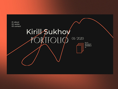 another portfolio concept design portfolio typography ui website