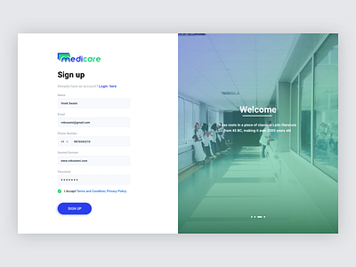 Web Sign up design flat logo minimal typography ui ux web