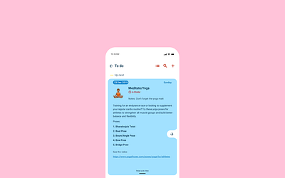 Planner app design flat interaction design minimal mobile app design task todo ui ux yoga