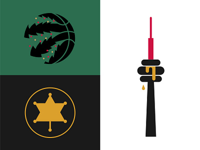 Raptors gametales christmas cn tower illustration maple leaf mavericks minimalist raptors sheriff star sport toronto