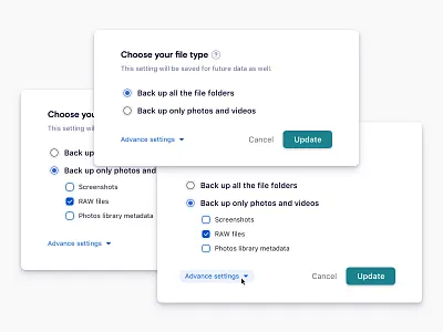 Modal box with selection controls design design system modal modal box modal window prompt sketch sketchapp ui ux