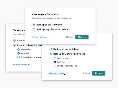 Modal box with selection controls design design system modal modal box modal window prompt sketch sketchapp ui ux