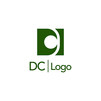 DC branding design flat identity logo minimal vector