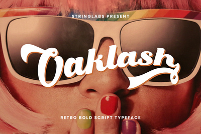 Oaklash - Retro Bold Script Font 80s bold calligraphy classic cursive handlettering handmade lettering logotype retro script sporty typeface vintage wedding