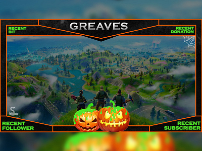 Fortnite Halloween Overlay banner battle royale button followers fortnite fortnite logo illustration logo overlay overlays stream streamer streamer logo streaming streaming app twitch twitch logo twitch.tv twitchemote twitchemotes