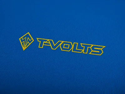 T-Volts Embroidery baseball embroidery identity logo logo design logos outline sports vector