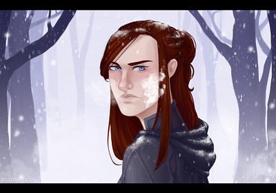 Snowball digital art digitalart illustration ipad nightingale procreate skyrim