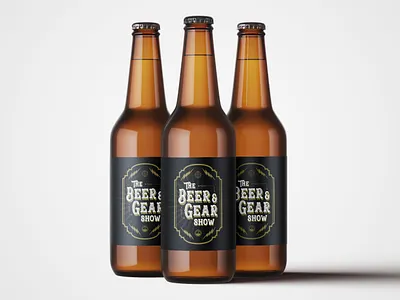Beer Gear Show beer beer art beer branding beer label branding design logo vector