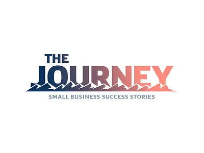 The Journey Logo brand business design logo logotype mount mountains sunrise vector