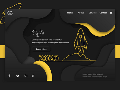 New year Customer complimentary page design illustration ui ui design uidesign vector web design webdesign website