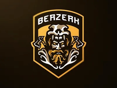 "Berzerk" eSports Logo aggressive berserk berserker brandidentity branding dark edgy esportlogo esports esports logos forsale gaming gaming logo illustration logo logos photoshop vector viking viking logo