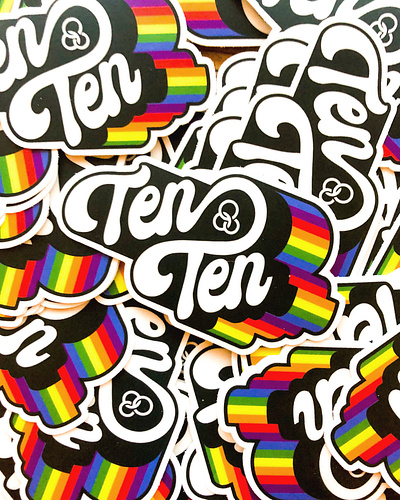 Youth Center Logotype Stickers design flat icon illustration logo typography