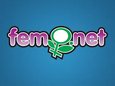 Fem.net branding design illustration logo typography ui ux vector