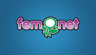 Fem.net branding design illustration logo typography ui ux vector