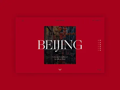 Travel website design promo web