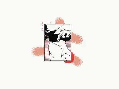 Temporary Tattoo Design Collaboration w/Inkbox album cover flat illustration lineart minimal vector