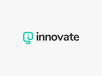 Innovate brand concept identity logo logo design