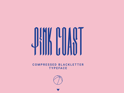 Pink Coast Typeface branding elegant font graphic design hand lettering illustration lettering minimalist typography
