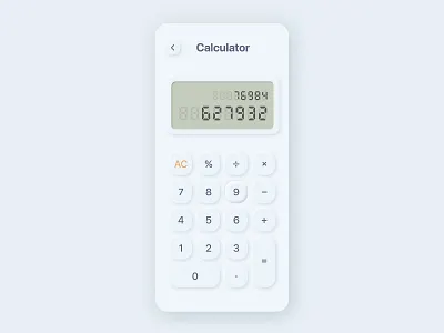 Calculator app calculator design ui ux
