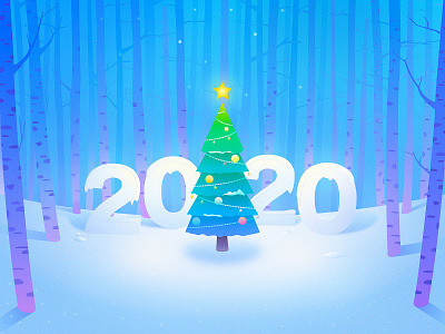 Hi 2020, Find yourself ! 2020 illustration new year sketch